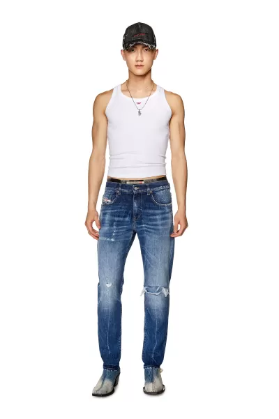 Azul Medio Hombre Slim Jeans 2019 D-Strukt 09G15 Vaqueros Salida Diesel