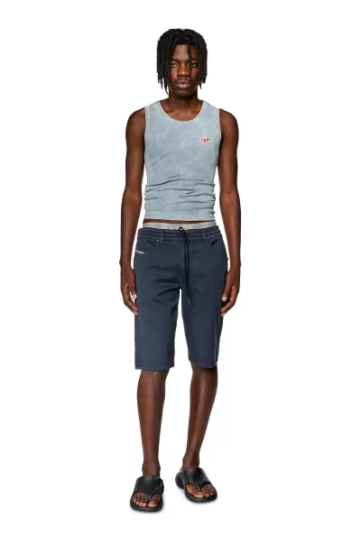Pantalones Y Shorts D-Krooley-Short Jogg Hombre Azul Pago Seguro Diesel