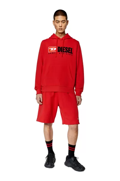 Rojo Pantalones Y Shorts Diesel Moda Hombre P-Crown-Div