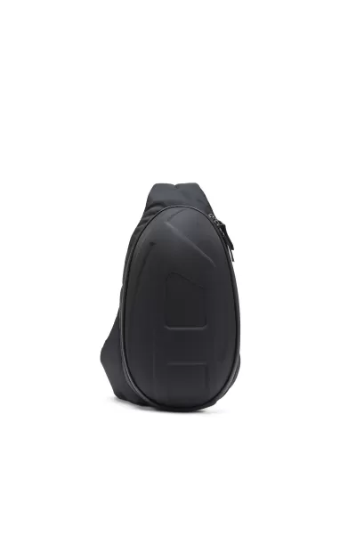 Hombre Mochilas Diesel 1Dr-Pod Sling Bag Negro Personalización
