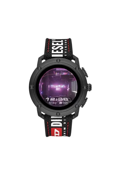 Negro Diesel Hombre Asegurar Dt2022 Smartwatches